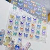buttterfly bowknot nail sticker